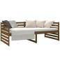 Dormeuse Miele 90x190 cm in Legno Massello di Pino