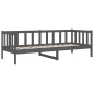 Dormeuse Grigia 90x190 cm in Legno Massello di Pino Dormeuse Grigia 90x190 cm in Legno Massello di Pino