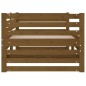 Dormeuse Estraibile Miele 2x(80x200) cm Legno Massello di Pino Dormeuse Estraibile Miele 2x(80x200) cm Legno Massello di Pino