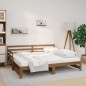 Dormeuse Estraibile Miele 2x(90x190) cm Legno Massello di Pino Dormeuse Estraibile Miele 2x(90x190) cm Legno Massello di Pino