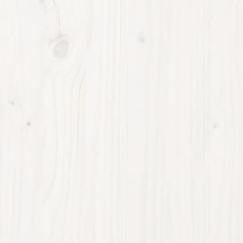 Dormeuse Estraibile Bianca 2x(80x200) cm Legno Massello di Pino Dormeuse Estraibile Bianca 2x(80x200) cm Legno Massello di Pino
