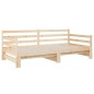 Dormeuse Estraibile 2x(90x190) cm Legno Massello di Pino Dormeuse Estraibile 2x(90x190) cm Legno Massello di Pino