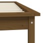 Giroletto Miele 90x190 cm in Legno Massello di Pino 3FT Single