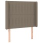 Testiera ad Orecchio Tortora 93x16x118/128 cm in Tessuto Testiera ad Orecchio Tortora 93x16x118/128 cm in Tessuto