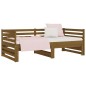 Dormeuse Estraibile Miele 2x(90x190) cm Legno Massello di Pino Dormeuse Estraibile Miele 2x(90x190) cm Legno Massello di Pino