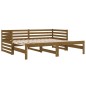 Dormeuse Estraibile Miele 2x(90x190) cm Legno Massello di Pino Dormeuse Estraibile Miele 2x(90x190) cm Legno Massello di Pino