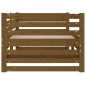Dormeuse Estraibile Miele 2x(90x190) cm Legno Massello di Pino Dormeuse Estraibile Miele 2x(90x190) cm Legno Massello di Pino