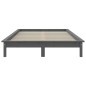 Giroletto Grigio 140x190 cm in Legno Massello di Pino Giroletto Grigio 140x190 cm in Legno Massello di Pino