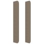 Testiera ad Orecchio Tortora 93x16x118/128 cm in Tessuto Testiera ad Orecchio Tortora 93x16x118/128 cm in Tessuto
