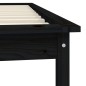 Giroletto Nero 100x200 cm in Legno Massello di Pino Giroletto Nero 100x200 cm in Legno Massello di Pino