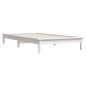 Giroletto Bianco 90x190 cm in Legno Massello di Pino 3FT Single Giroletto Bianco 90x190 cm in Legno Massello di Pino 3FT Single