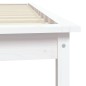 Giroletto Bianco 90x190 cm in Legno Massello di Pino 3FT Single Giroletto Bianco 90x190 cm in Legno Massello di Pino 3FT Single