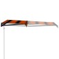 Tenda da Sole Retrattile Automatica 300x250cm Arancione Marrone Tenda da Sole Retrattile Automatica 300x250cm Arancione Marrone