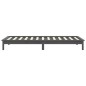Giroletto Grigio 75x190cm Legno Massello Pino 2FT6 Small Single Giroletto Grigio 75x190cm Legno Massello Pino 2FT6 Small Single