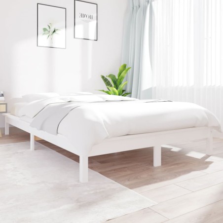 Giroletto Bianco 150x200 cm in Massello di Pino 5FT King Size