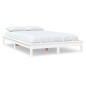 Giroletto Bianco 150x200 cm in Massello di Pino 5FT King Size Giroletto Bianco 150x200 cm in Massello di Pino 5FT King Size