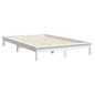 Giroletto Bianco 150x200 cm in Massello di Pino 5FT King Size Giroletto Bianco 150x200 cm in Massello di Pino 5FT King Size