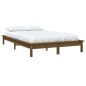 Giroletto Miele 135x190 cm Legno Massello di Pino 4FT6 Double Giroletto Miele 135x190 cm Legno Massello di Pino 4FT6 Double