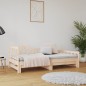Dormeuse Estraibile 2x(90x190) cm Legno Massello di Pino Dormeuse Estraibile 2x(90x190) cm Legno Massello di Pino