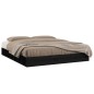 Giroletto Nero 150x200 cm 5FT King Size in Legno Massello