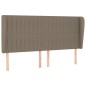 vidaXL Testiera ad Orecchio Tortora 183x23x118/128 cm in Tessuto vidaXL Testiera ad Orecchio Tortora 183x23x118/128 cm in Tessuto