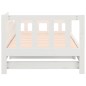 Dormeuse Estraibile Bianca 2x(90x200) cm Legno Massello di Pino Dormeuse Estraibile Bianca 2x(90x200) cm Legno Massello di Pino