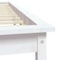 Giroletto Bianco 180x200 cm Legno Massello Pino 6FT Super King Giroletto Bianco 180x200 cm Legno Massello Pino 6FT Super King