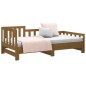Dormeuse Estraibile Miele 2x(90x200) cm Legno Massello di Pino Dormeuse Estraibile Miele 2x(90x200) cm Legno Massello di Pino