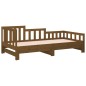 Dormeuse Estraibile Miele 2x(90x190) cm Legno Massello di Pino Dormeuse Estraibile Miele 2x(90x190) cm Legno Massello di Pino