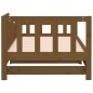 Dormeuse Estraibile Miele 2x(90x190) cm Legno Massello di Pino Dormeuse Estraibile Miele 2x(90x190) cm Legno Massello di Pino