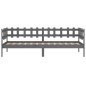 Dormeuse Grigia 80x200 cm in Legno Massello di Pino Dormeuse Grigia 80x200 cm in Legno Massello di Pino
