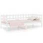 Dormeuse Bianca 90x200 cm in Legno Massello di Pino