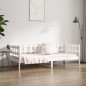 Dormeuse Bianca 90x200 cm in Legno Massello di Pino