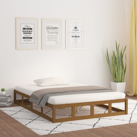 Giroletto Miele 150x200 cm 5FT King Size in Legno Massello