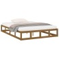 Giroletto Miele 150x200 cm 5FT King Size in Legno Massello Giroletto Miele 150x200 cm 5FT King Size in Legno Massello