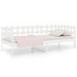 Dormeuse Bianca 90x190 cm in Legno Massello di Pino Dormeuse Bianca 90x190 cm in Legno Massello di Pino