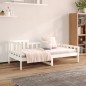 Dormeuse Bianca 90x190 cm in Legno Massello di Pino