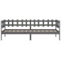 Dormeuse Grigia 90x190 cm in Legno Massello di Pino Dormeuse Grigia 90x190 cm in Legno Massello di Pino