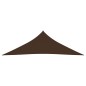 vidaXL Parasole a Vela Oxford Triangolare 3,5x3,5x4,9 m Marrone vidaXL Parasole a Vela Oxford Triangolare 3,5x3,5x4,9 m Marrone
