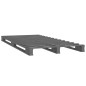 Letto a Pallet Grigio 90x190 cm in Massello di Pino 3FT Single Letto a Pallet Grigio 90x190 cm in Massello di Pino 3FT Single