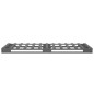 Letto a Pallet Grigio 90x190 cm in Massello di Pino 3FT Single Letto a Pallet Grigio 90x190 cm in Massello di Pino 3FT Single