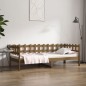 Dormeuse Marrone Miele 90x200 cm in Legno Massello di Pino Dormeuse Marrone Miele 90x200 cm in Legno Massello di Pino