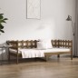 Dormeuse Marrone Miele 90x200 cm in Legno Massello di Pino Dormeuse Marrone Miele 90x200 cm in Legno Massello di Pino