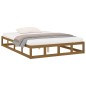 Giroletto Miele 120x190 cm 4FT Small Double in Legno Massello Giroletto Miele 120x190 cm 4FT Small Double in Legno Massello