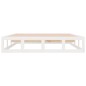 Giroletto Bianco 150x200 cm 5FT King Size in Legno Massello Giroletto Bianco 150x200 cm 5FT King Size in Legno Massello