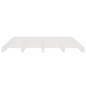 Letto a Pallet Bianco 160x200 cm in Legno Massello di Pino