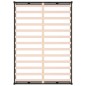 Giroletto Nero 120x190 cm 4FT Small Double in Legno Massello Giroletto Nero 120x190 cm 4FT Small Double in Legno Massello
