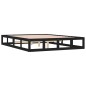 Giroletto Nero 180x200 cm 6FT Super King in Legno Massello Giroletto Nero 180x200 cm 6FT Super King in Legno Massello