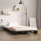 Letto a Pallet Nero 90x200 cm in Legno Massello di Pino Letto a Pallet Nero 90x200 cm in Legno Massello di Pino