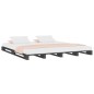 Letto a Pallet Grigio 160x200 cm in Legno Massello di Pino Letto a Pallet Grigio 160x200 cm in Legno Massello di Pino
